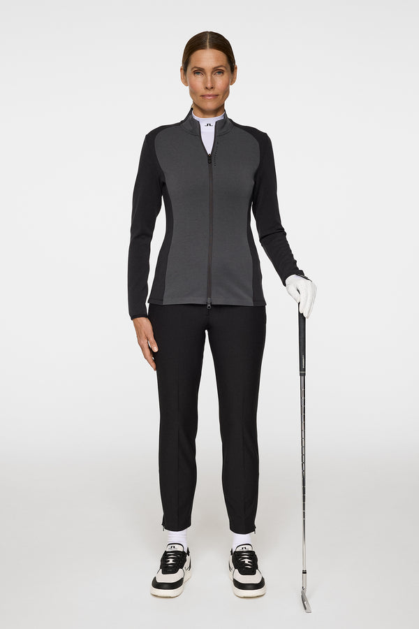J.lindeberg Nami Zip Mid Layer Black