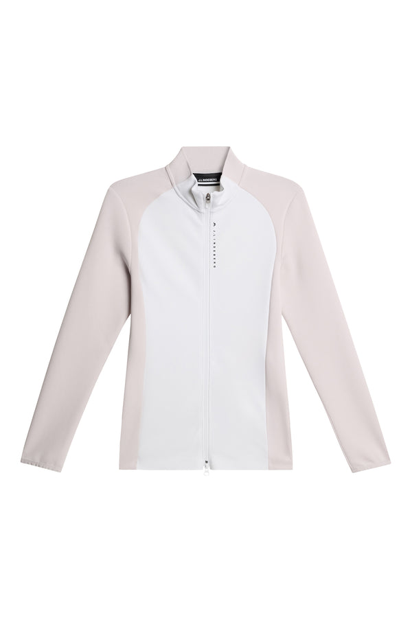 J.lindeberg Nami Zip Mid Layer Grey Lilac