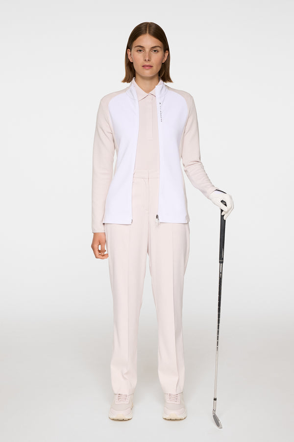 J.lindeberg Nami Zip Mid Layer Grey Lilac