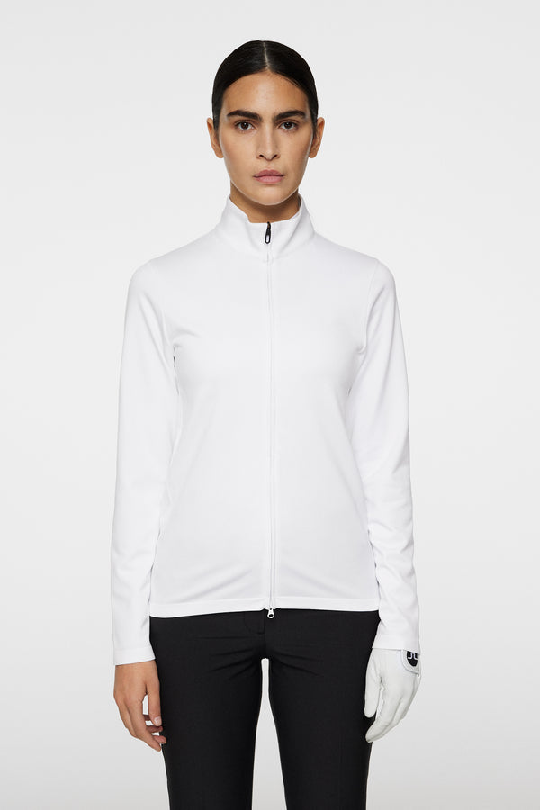 j.lindeberg Nancy Seamless Mid Layer White