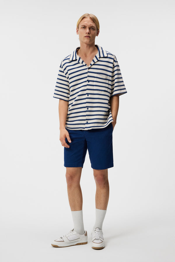 J.lindeberg Nathan Cloud Satin Shorts Estate Blue