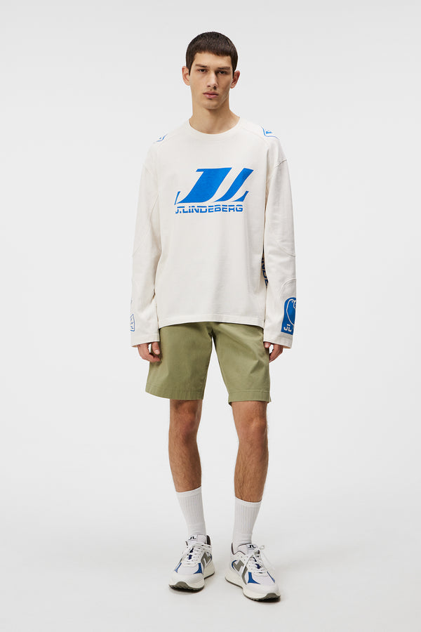 J.lindeberg Nathan Cloud Satin Shorts Oil Green