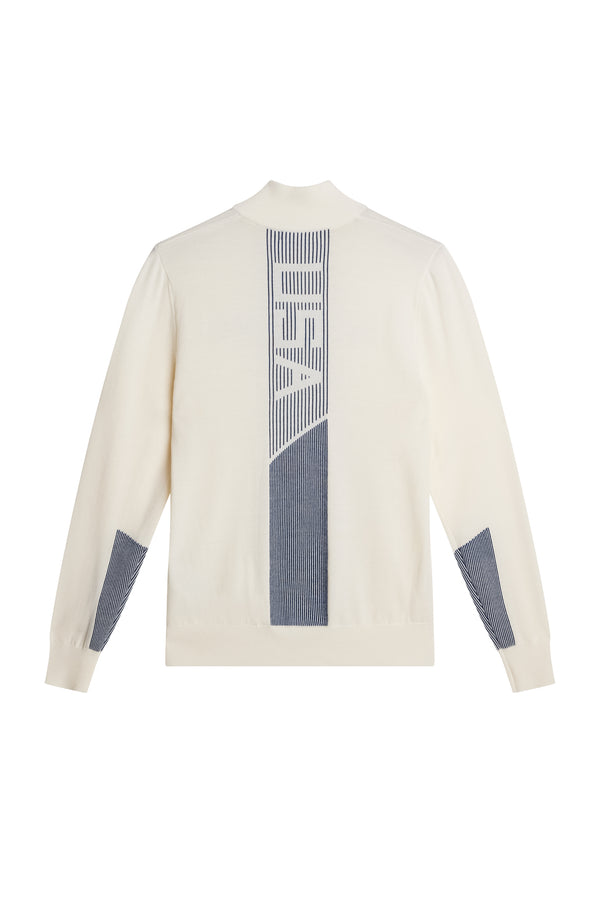 J.lindeberg Nathaniel Half Zip Sweater White