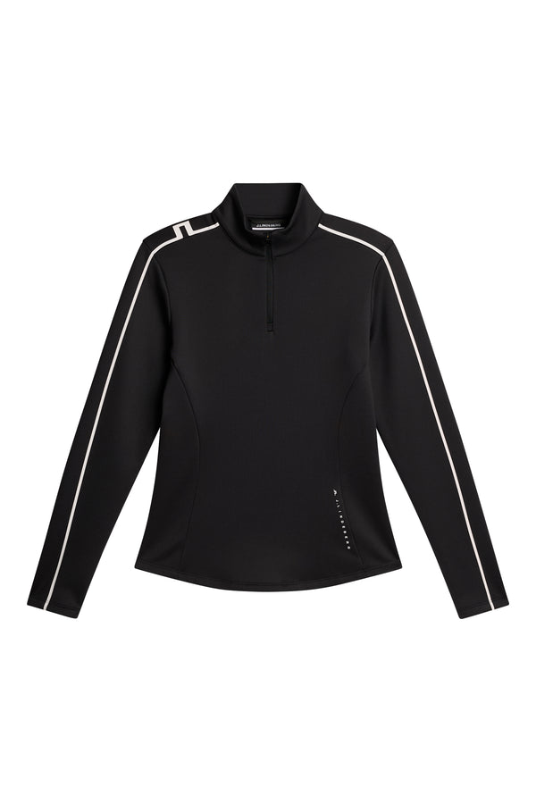 J.lindeberg Nefe Quarter Zip Mid Layer Black