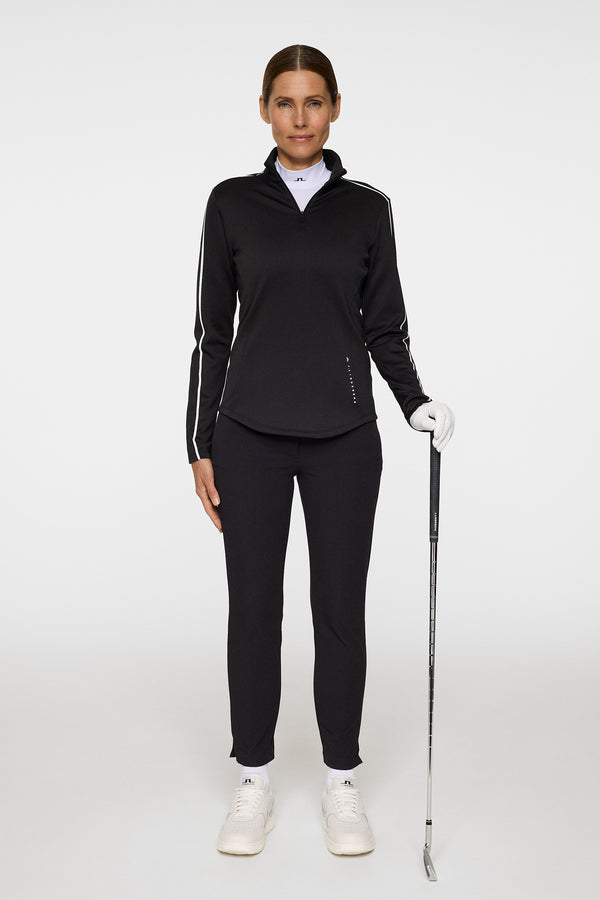 J.lindeberg Nefe Quarter Zip Mid Layer Black