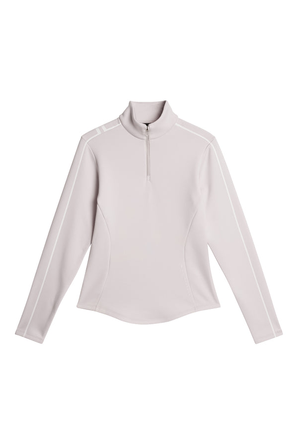 J.lindeberg Nefe Quarter Zip Mid Layer Grey Lilac