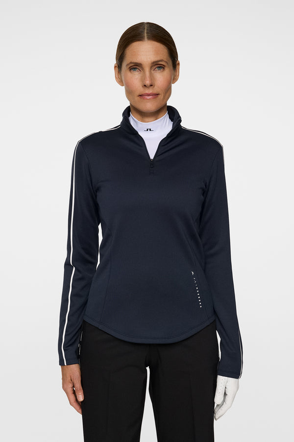 j.lindeberg Nefe Quarter Zip Mid Layer JL Navy