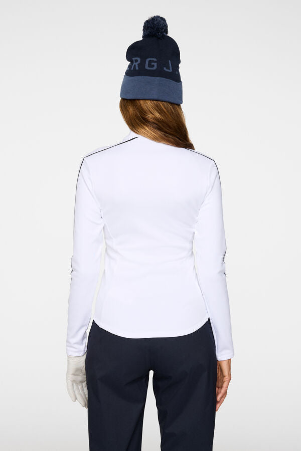 J.lindeberg Nefe Quarter Zip Mid Layer White