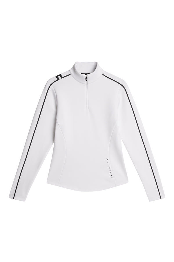 J.lindeberg Nefe Quarter Zip Mid Layer White