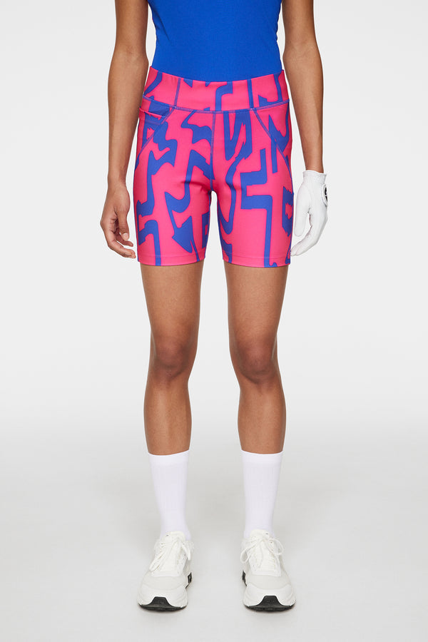 j.lindeberg Nova Short Tights Glitch Bridge Pink