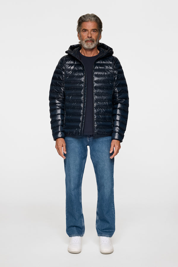 J.lindeberg Oden Light Down Hood JL Navy