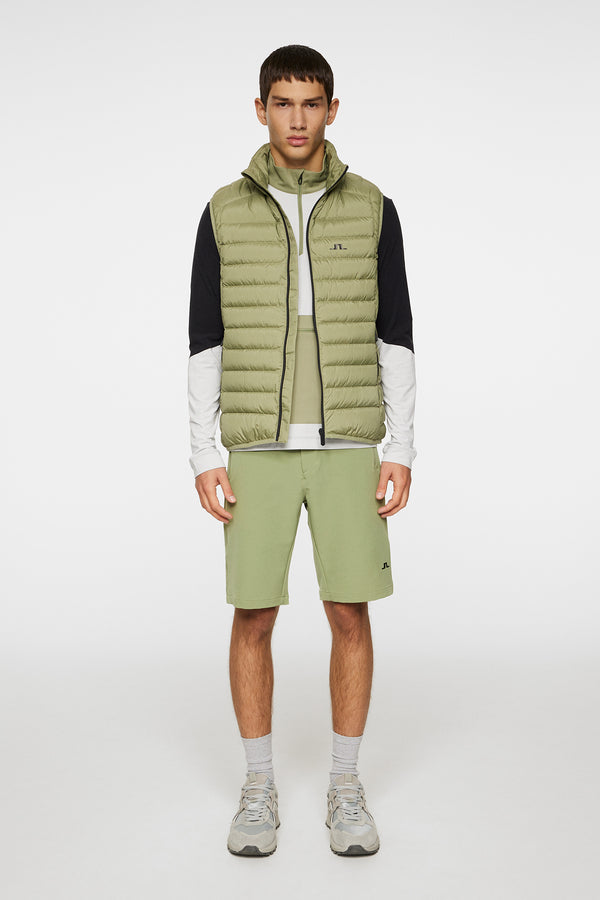 J.lindeberg Oden Light Down Vest Oil Green