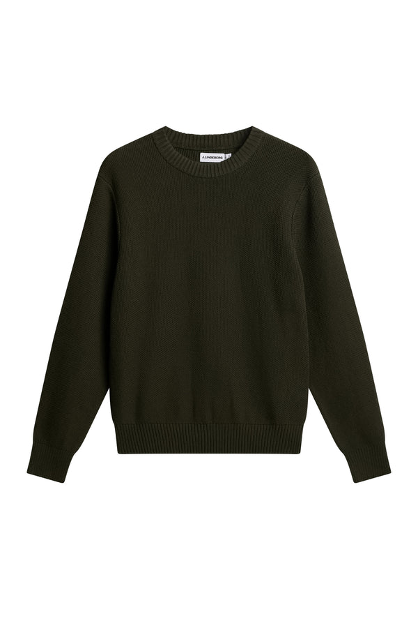 J.lindeberg Oliver Structure Sweater Forest Green