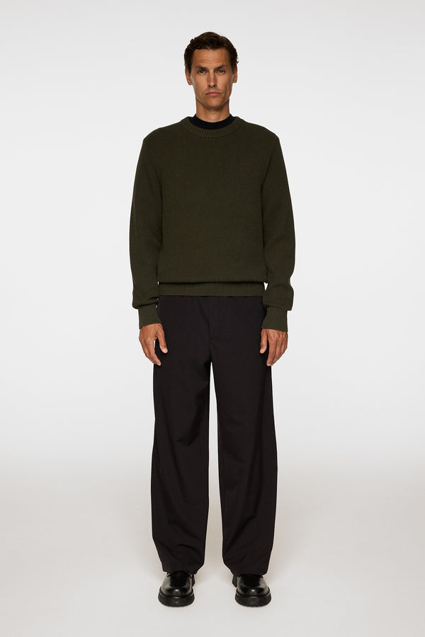 J.lindeberg Oliver Structure Sweater Forest Green