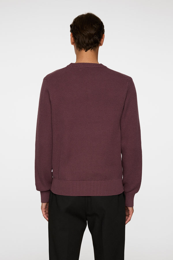 J.lindeberg Oliver Structure Sweater Huckleberry