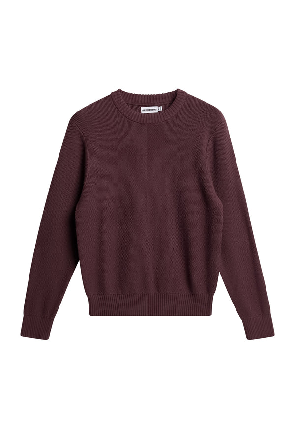 J.lindeberg Oliver Structure Sweater Huckleberry
