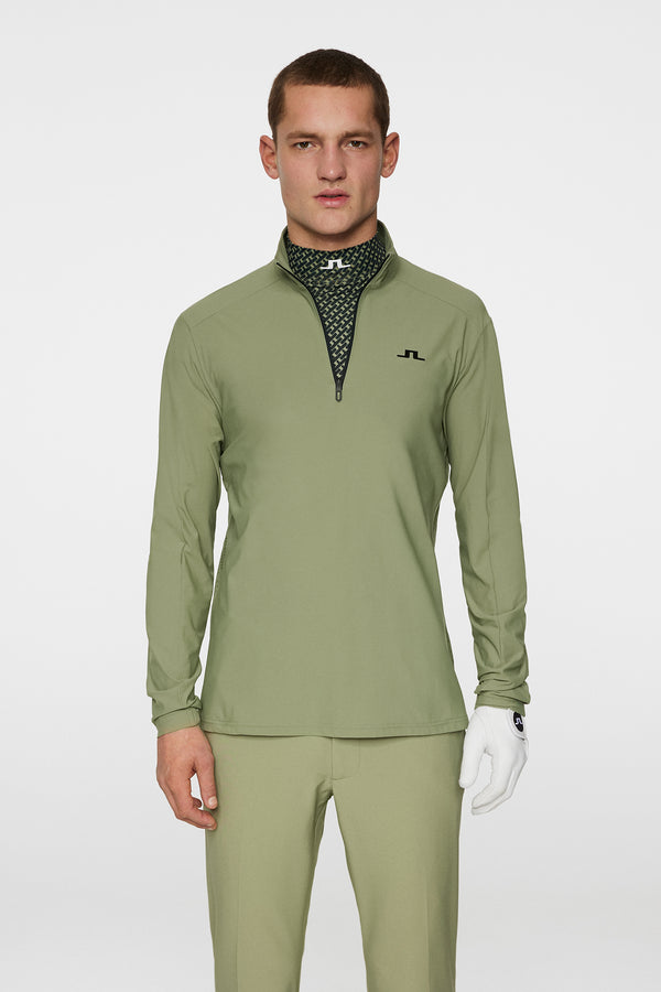 j.lindeberg Ollie Tech Mid Layer Oil Green