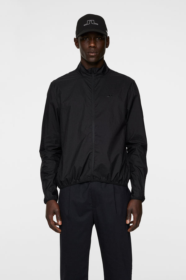 j.lindeberg Orson 3D Knit Wind Jacket Black