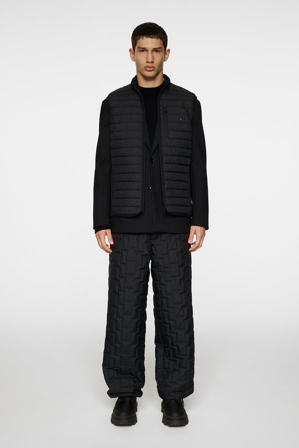 J.lindeberg Pace Down Liner Vest Black