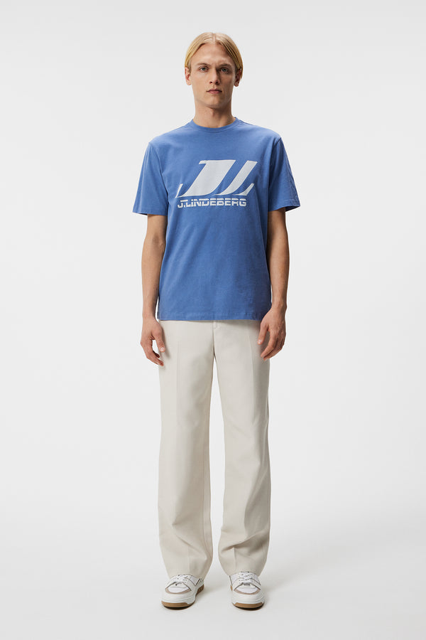 J.lindeberg Parcy Logo Tee Bijou Blue