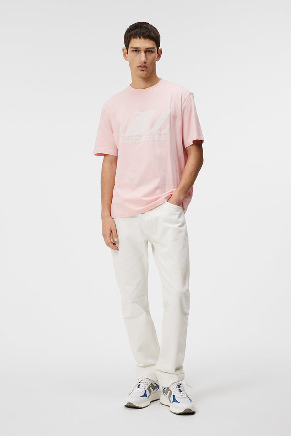 J.lindeberg Parcy Logo Tee Powder Pink