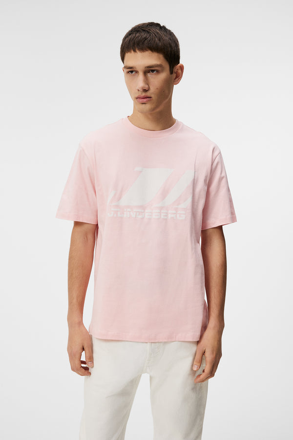 j.lindeberg Parcy Logo Tee Powder Pink
