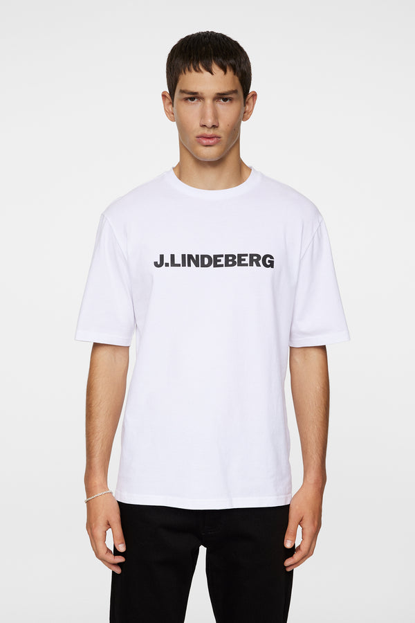 j.lindeberg Parcy Logo Tee White