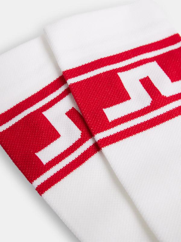 J.lindeberg Percy Sock Barbados Cherry