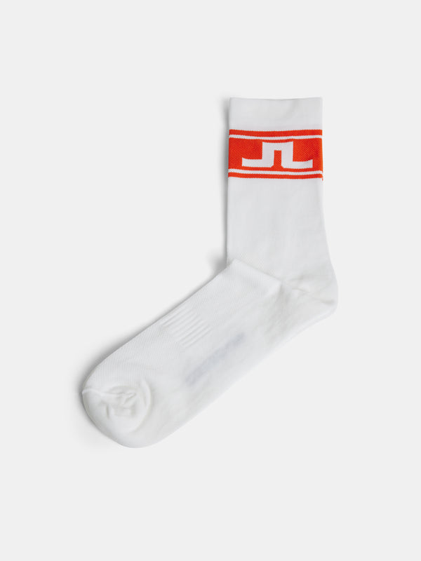 j.lindeberg Percy Sock Tangerine Tango