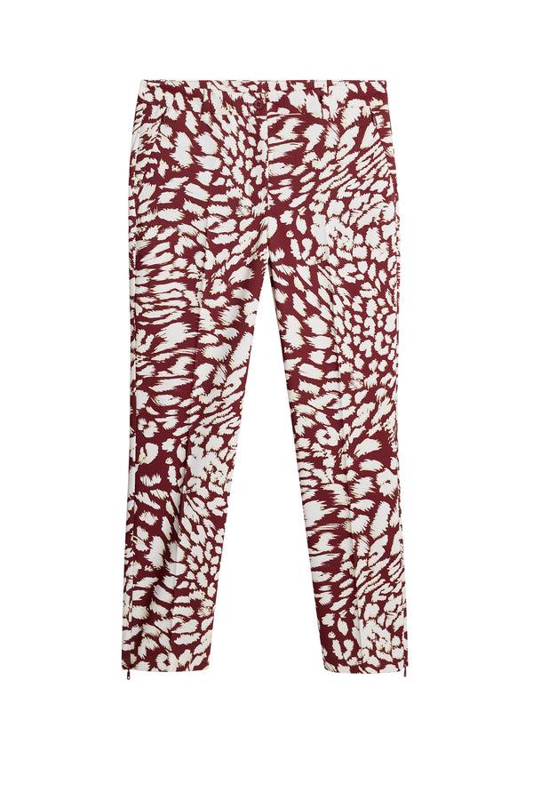 J.lindeberg Pia Print Pant Glitch Leo Lime