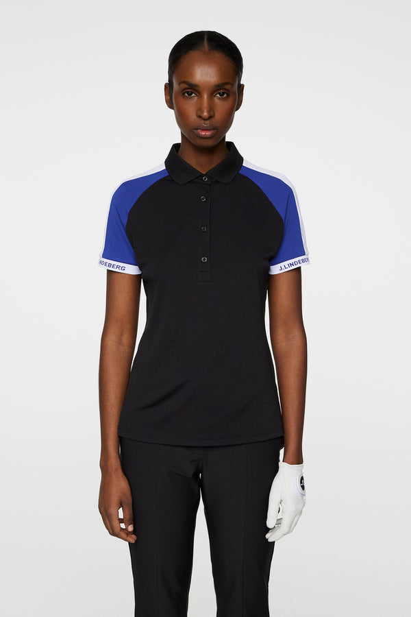 j.lindeberg Priya Polo Black