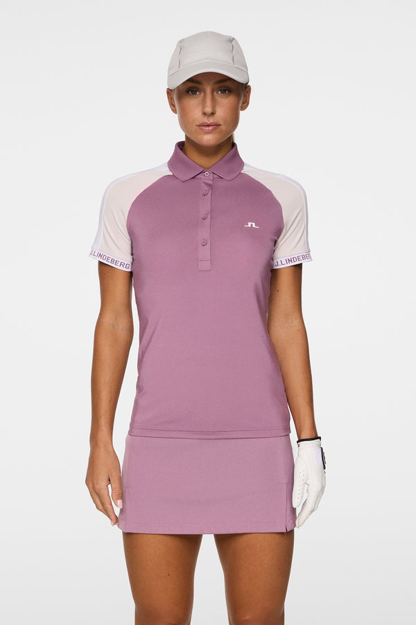 j.lindeberg Priya Polo Very Grape