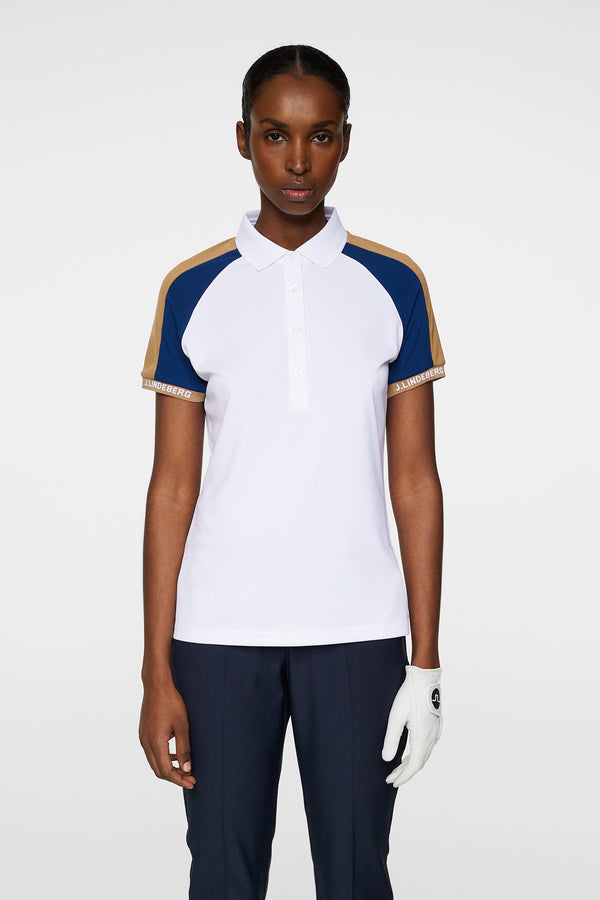 j.lindeberg Priya Polo White