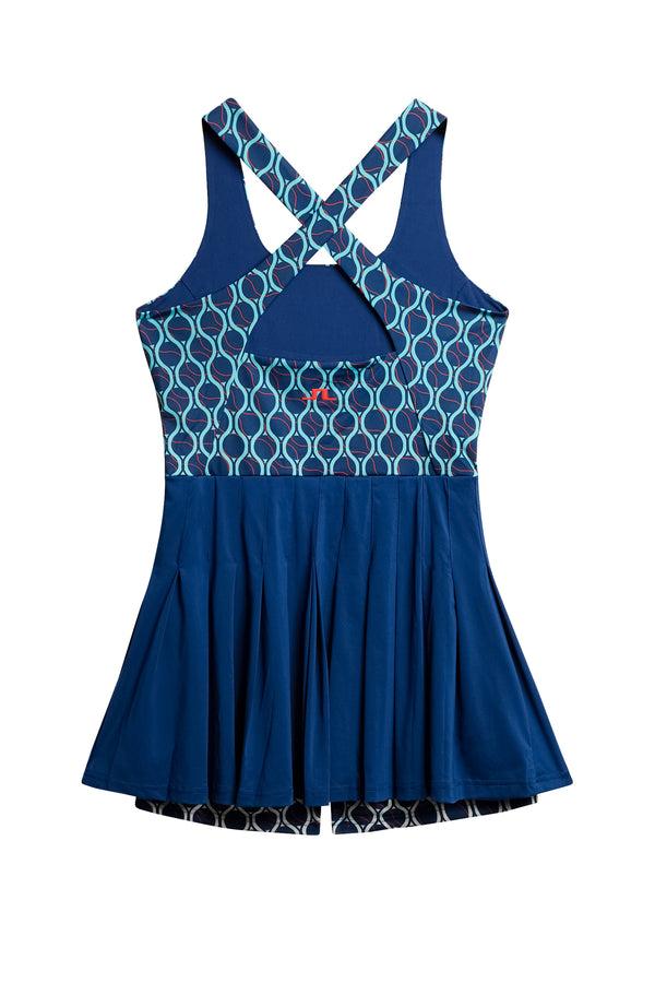 J.lindeberg Rachel Print Dress Racket Fade Estate