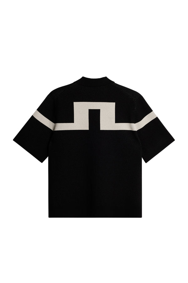 J.lindeberg Rayne Knitted Shirt Black