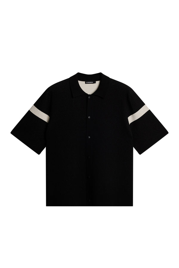 J.lindeberg Rayne Knitted Shirt Black