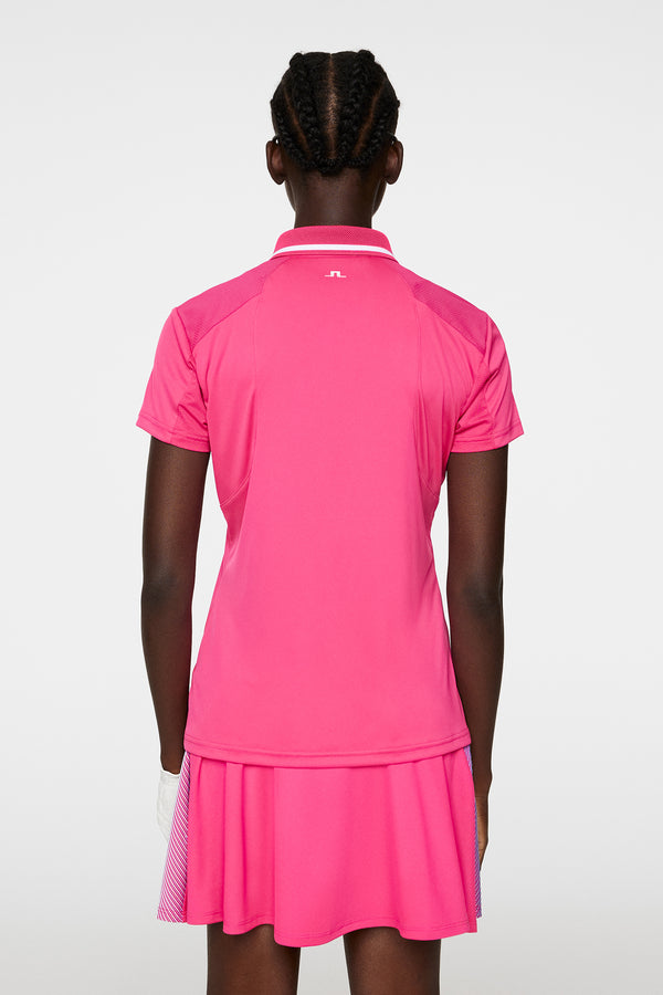 J.lindeberg Rebecca Polo Pink Peacock