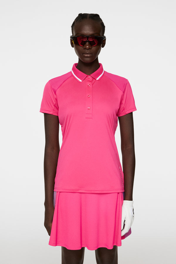 j.lindeberg Rebecca Polo Pink Peacock