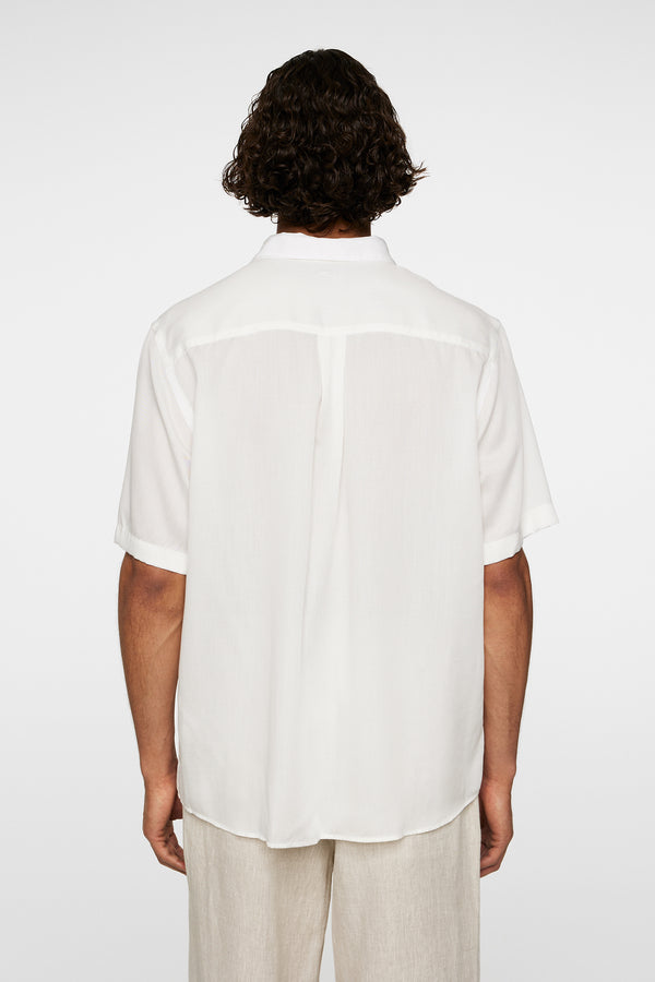 J.lindeberg Reg SS Light Tencel Shirt Cloud White
