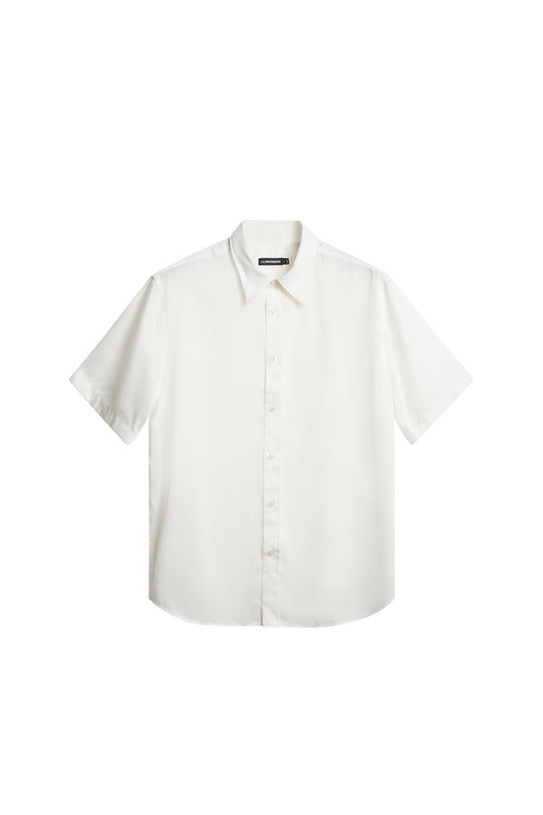 J.lindeberg Reg SS Light Tencel Shirt Cloud White