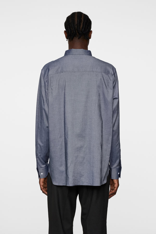 J.lindeberg Reg Stretch Oxf Shirt JL Navy