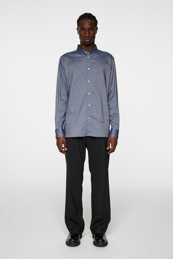 J.lindeberg Reg Stretch Oxf Shirt JL Navy