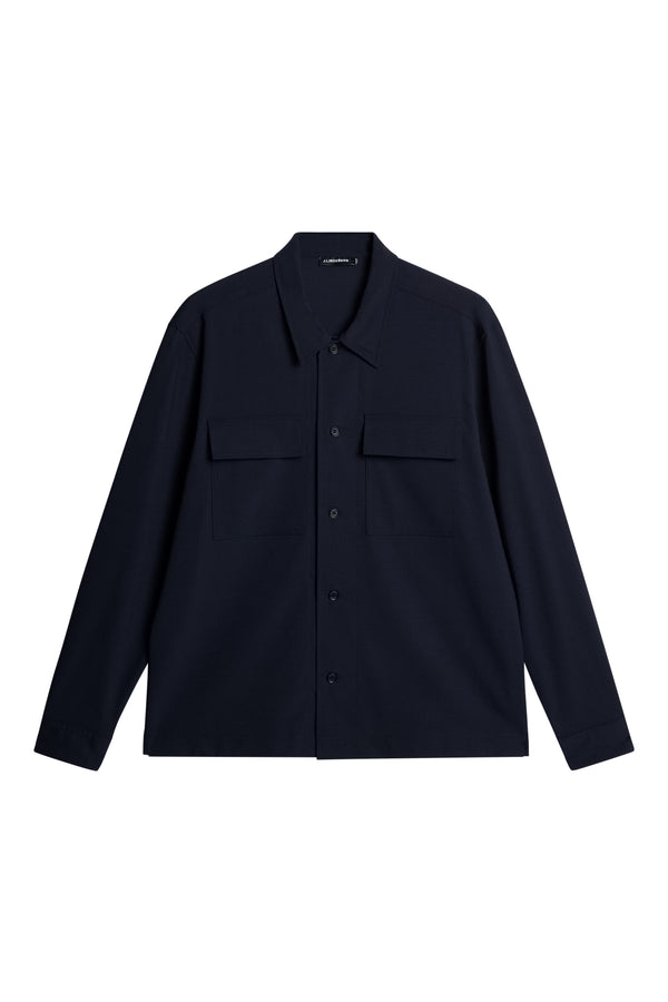 J.lindeberg Reid Drape Overshirt JL Navy