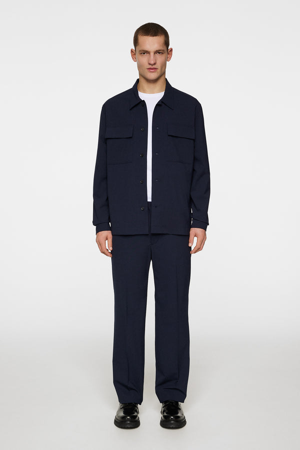J.lindeberg Reid Drape Overshirt JL Navy