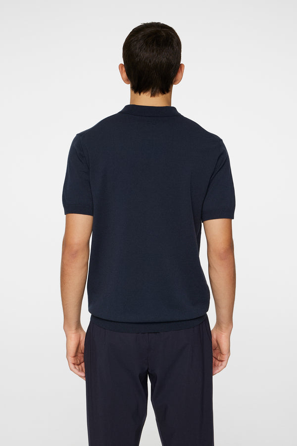 J.lindeberg Ridge Knitted Polo JL Navy