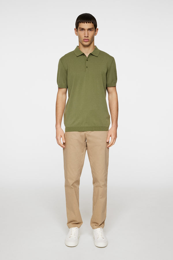 J.lindeberg Ridge Knitted Polo Olivine