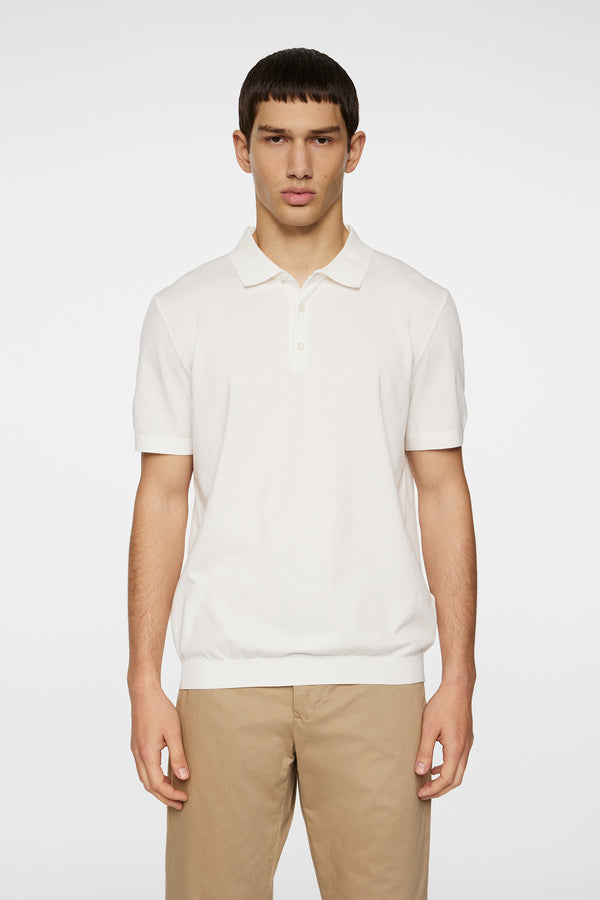 j.lindeberg Ridge Knitted Polo White