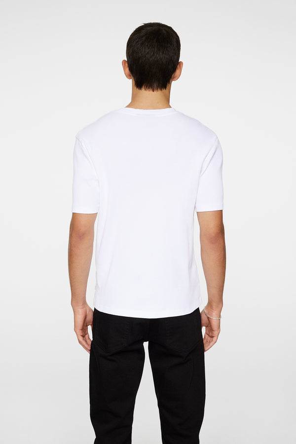 J.lindeberg Rob Slim Rib Tee White