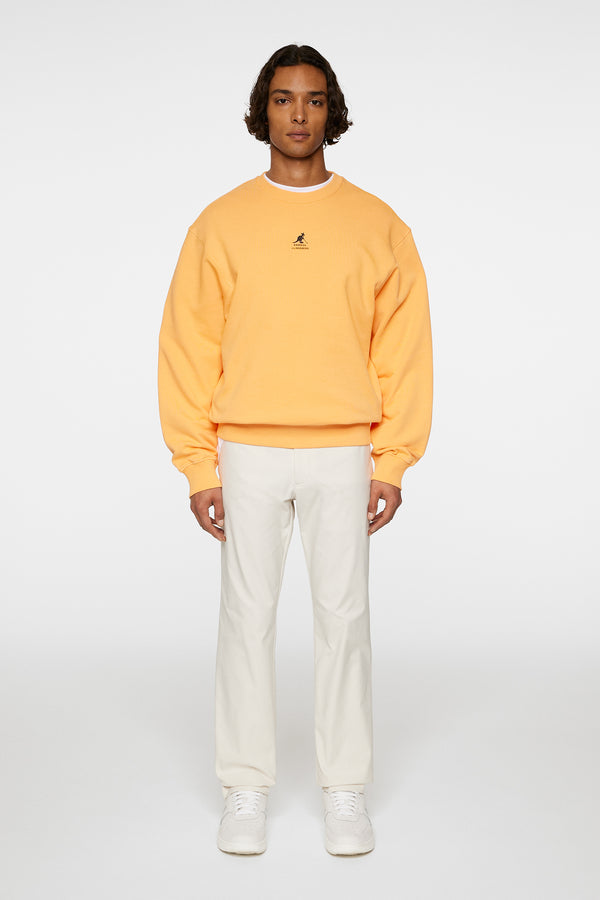 J.lindeberg Roberto Crewneck Mock Orange