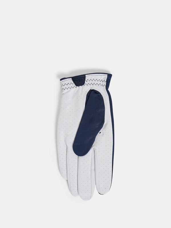 J.lindeberg Ron Leather Golf Glove A JL Navy